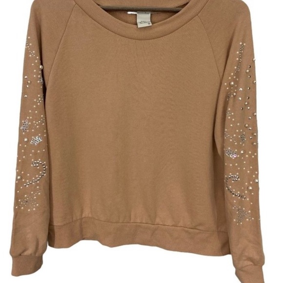 American Rag Beaded Sweatshirt Medium NWT - Picture 1 of 13